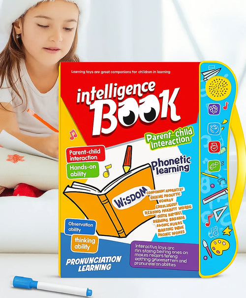 Electronic Intelligence Book -Colourful Audio Interactive Learning Book