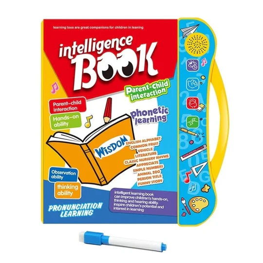 Electronic Intelligence Book -Colourful Audio Interactive Learning Book