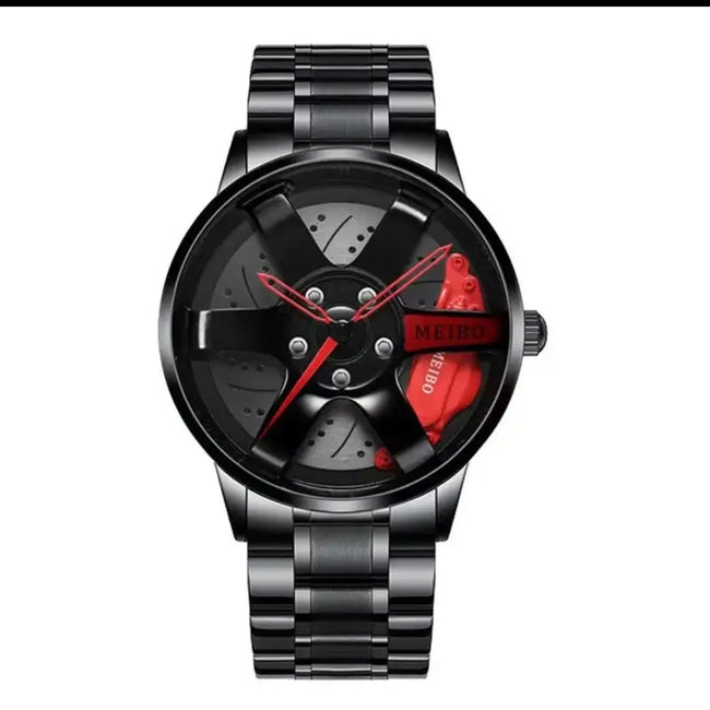 Stainless Steel Wheel Watch