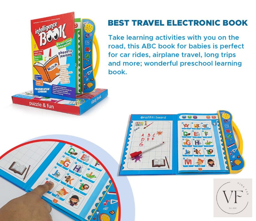 Electronic Intelligence Book -Colourful Audio Interactive Learning Book