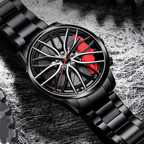 Stainless Steel Wheel Watch