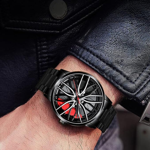 Stainless Steel Wheel Watch