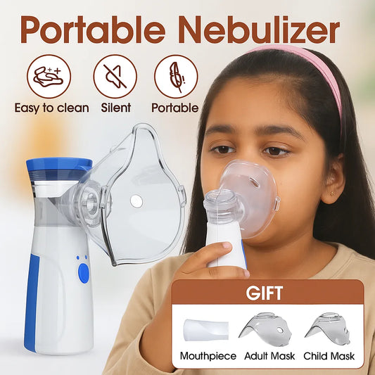 PureBreath™ – Compact Nebulizer | Safe Relief Anytime, Anywhere