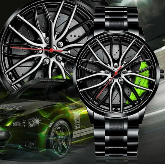 Stainless Steel Wheel Watch